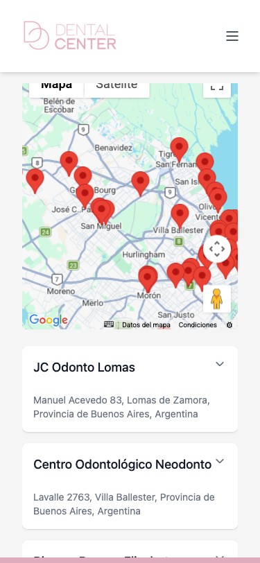 Cartilla mobile del afiliado — mapa interactivo con prestadores cerca, filtros por especialidad y zona.