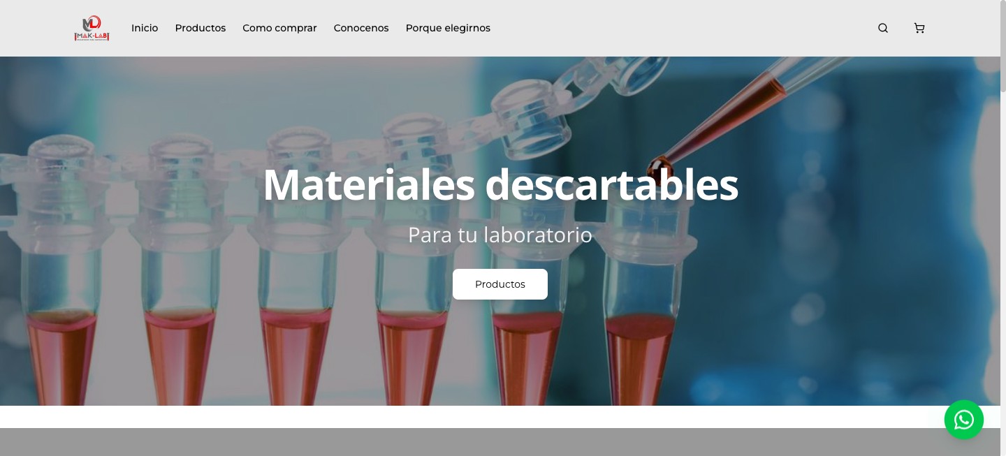 Captura del proyecto de Maklab